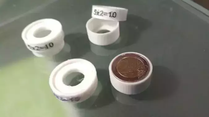 EURO CASES holder FOR EURO COINS ROLL Free 3D print model