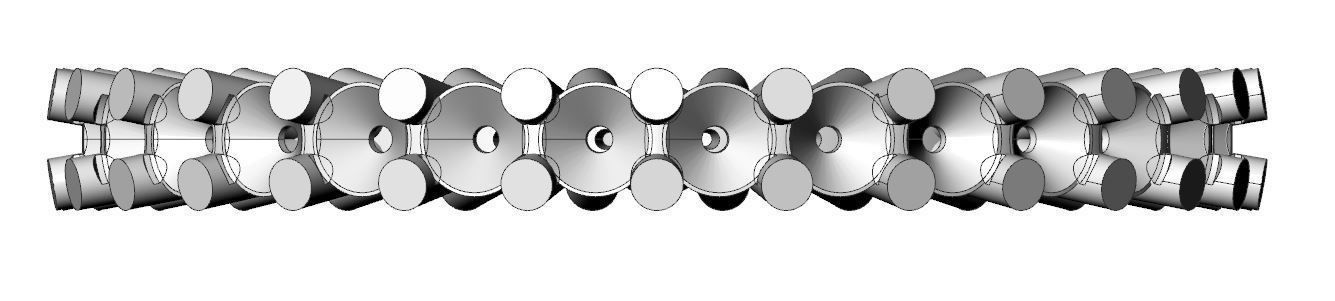 Eternity diamond rings set 3D print model_6