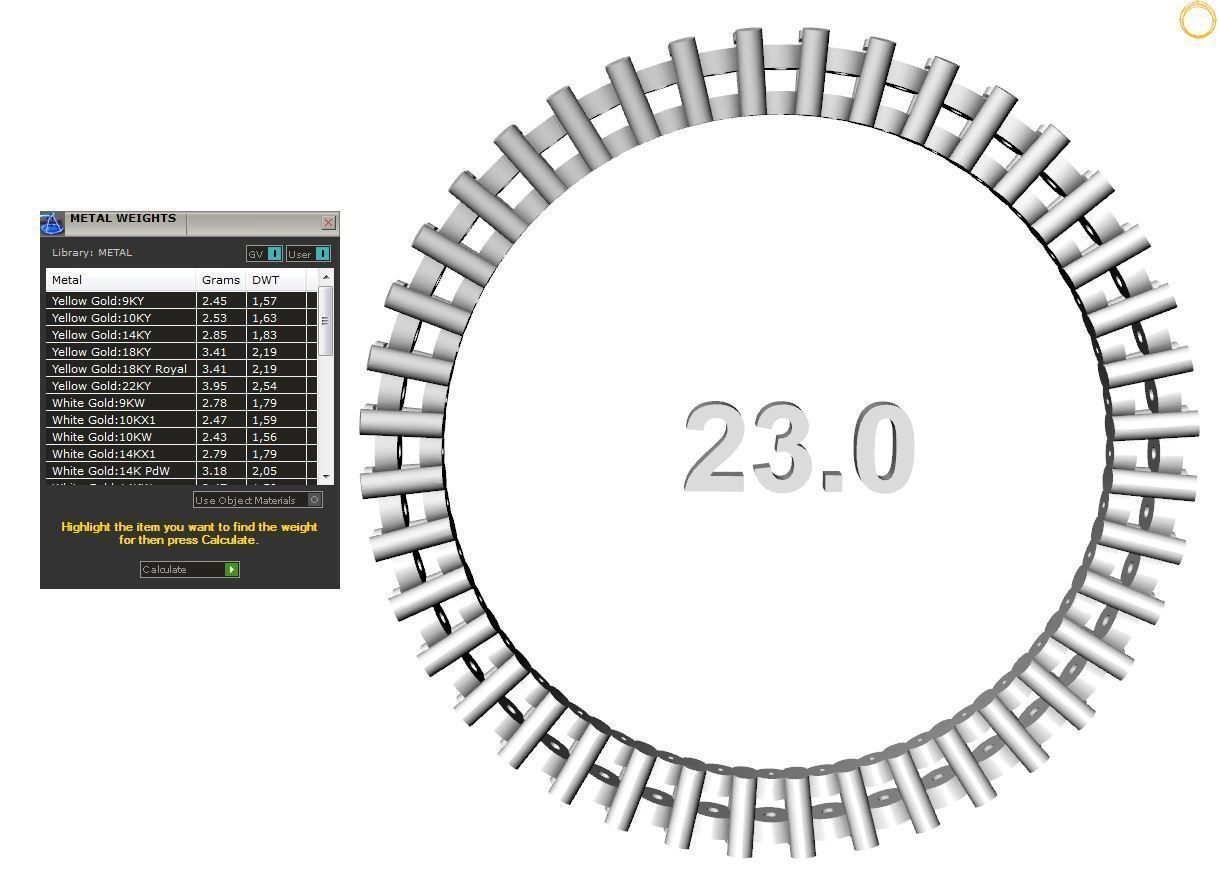 Eternity diamond rings set 3D print model_16