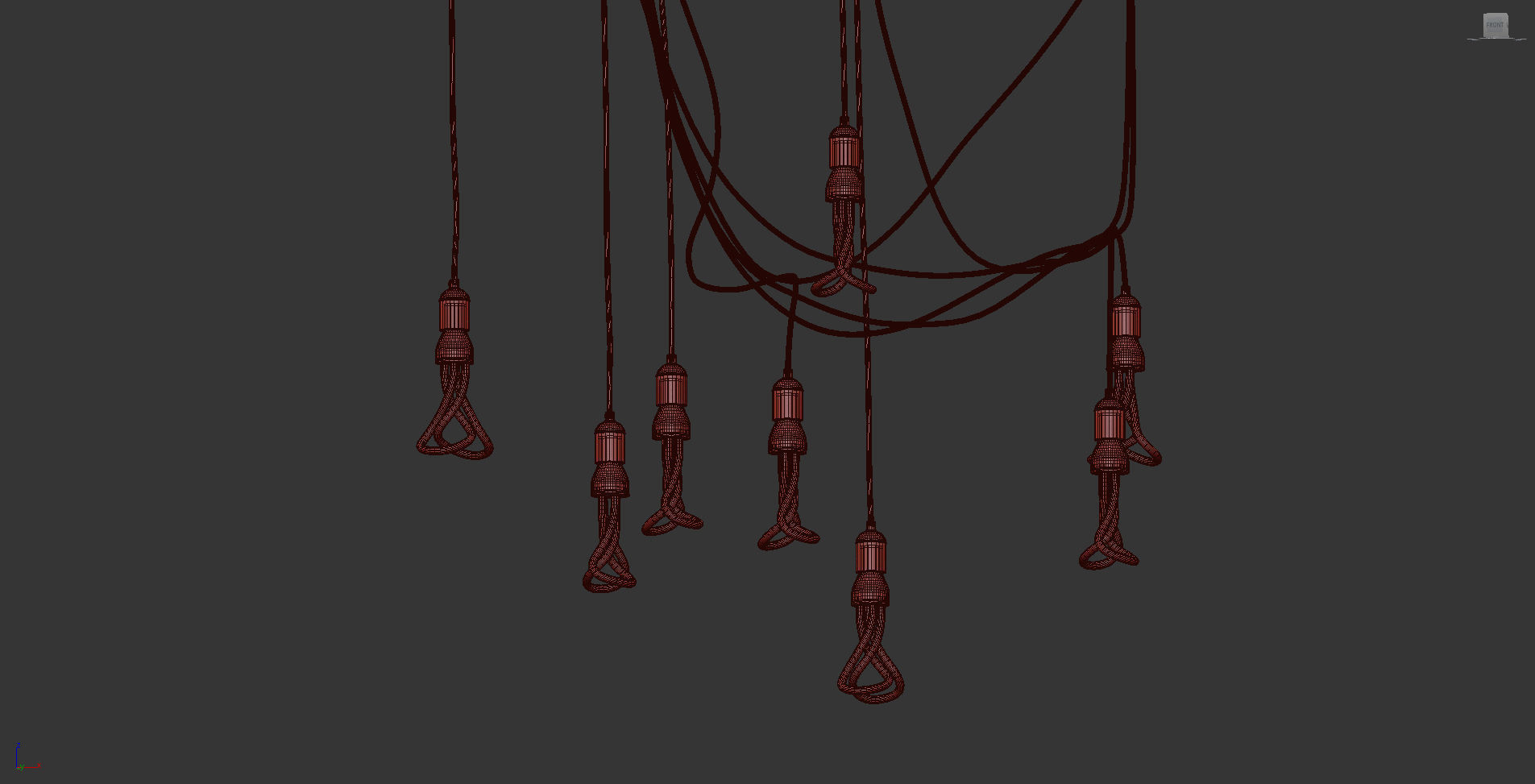 ORIGINAL PLUMEN 001 Chandelier 3D model_12