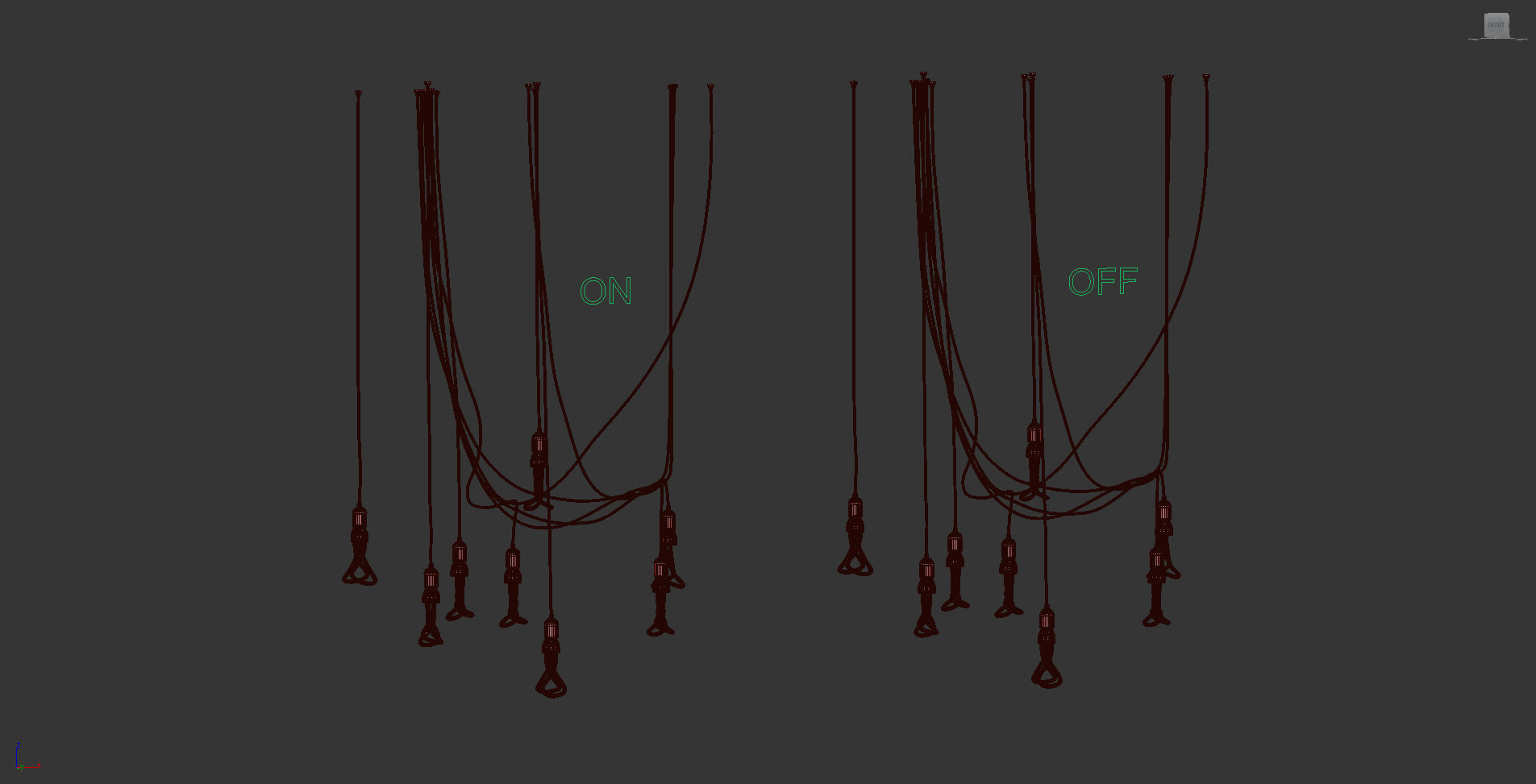 ORIGINAL PLUMEN 001 Chandelier 3D model_13