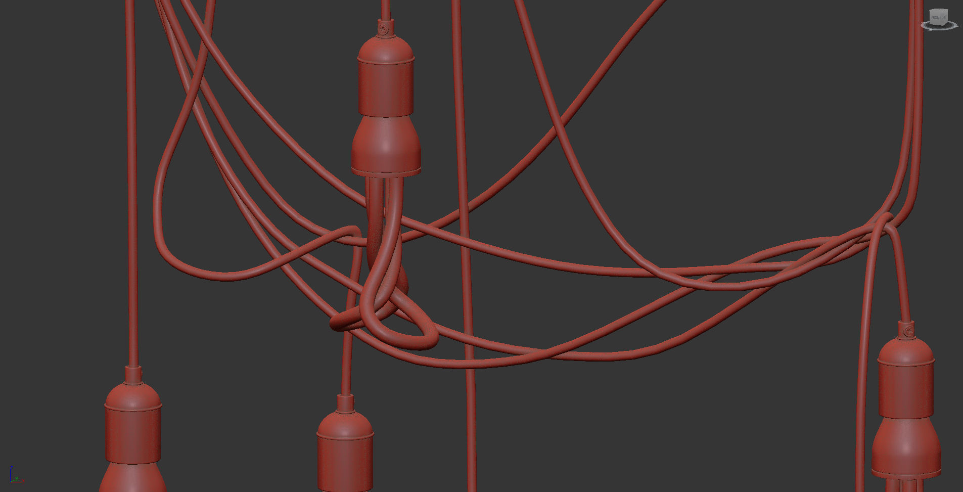 ORIGINAL PLUMEN 001 Chandelier 3D model_7