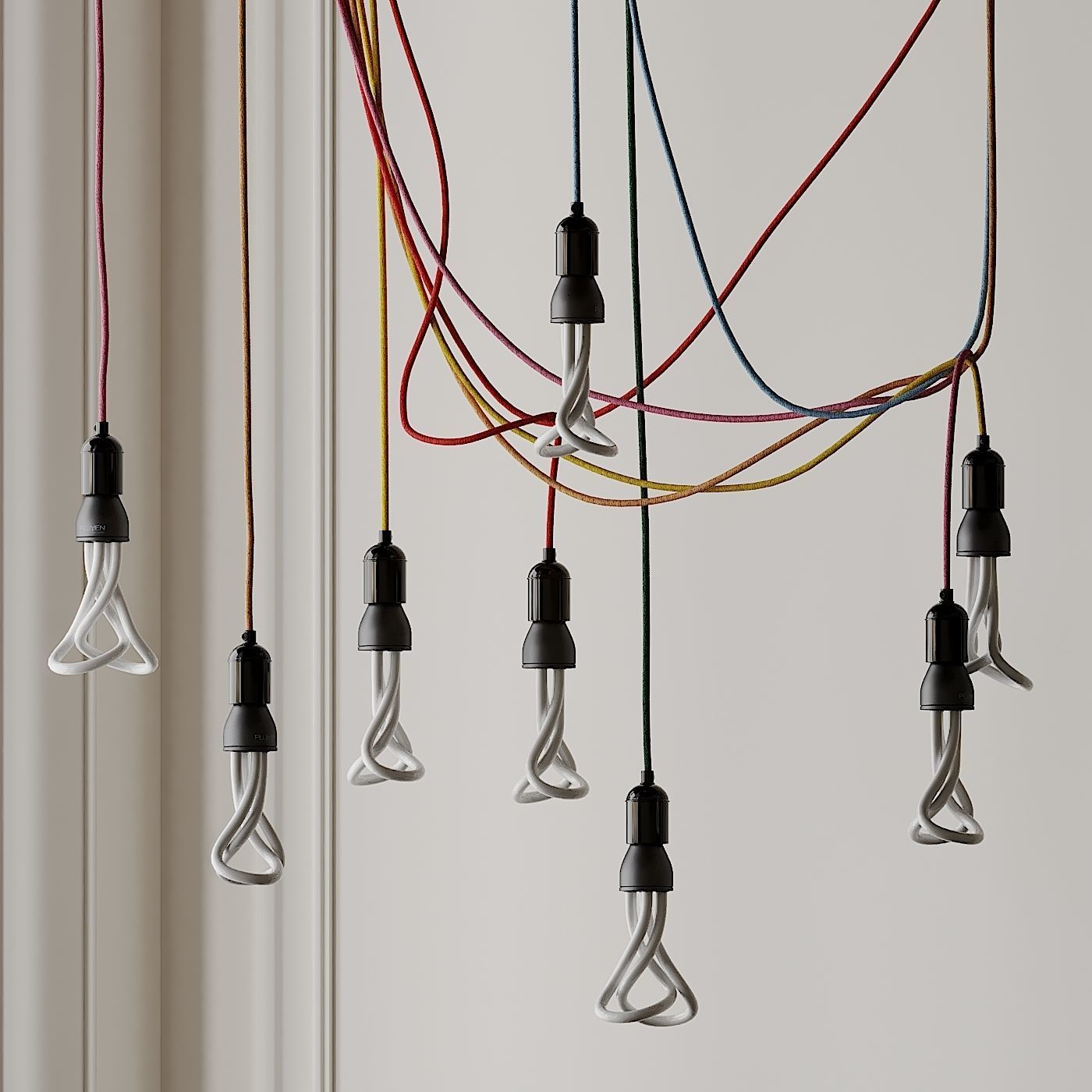 ORIGINAL PLUMEN 001 Chandelier 3D model_2