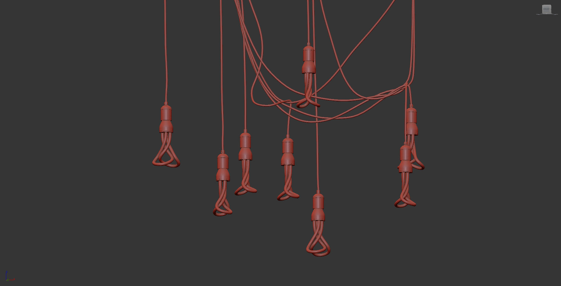 ORIGINAL PLUMEN 001 Chandelier 3D model_11