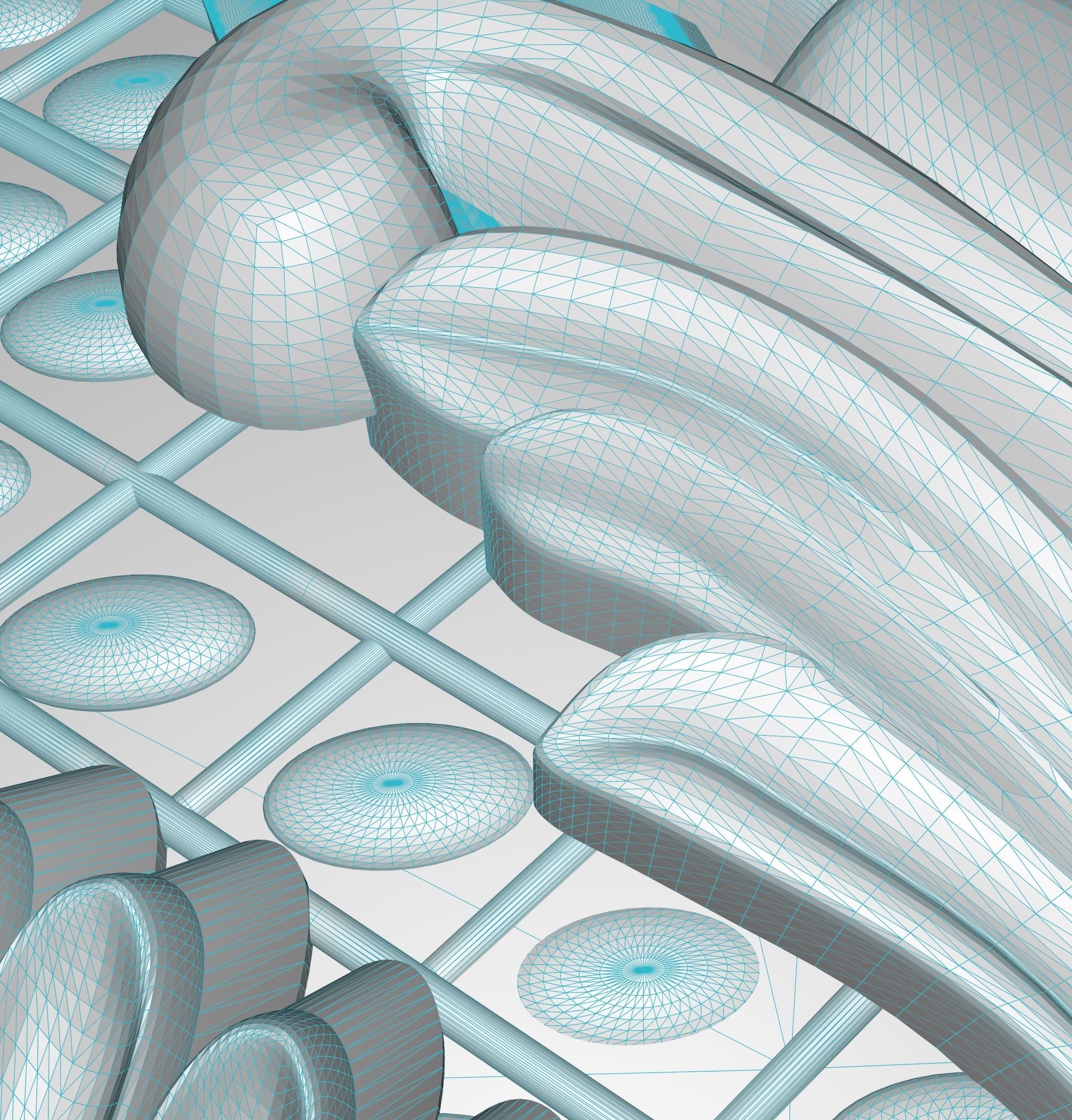 Carved Picture Frame  3D model_8