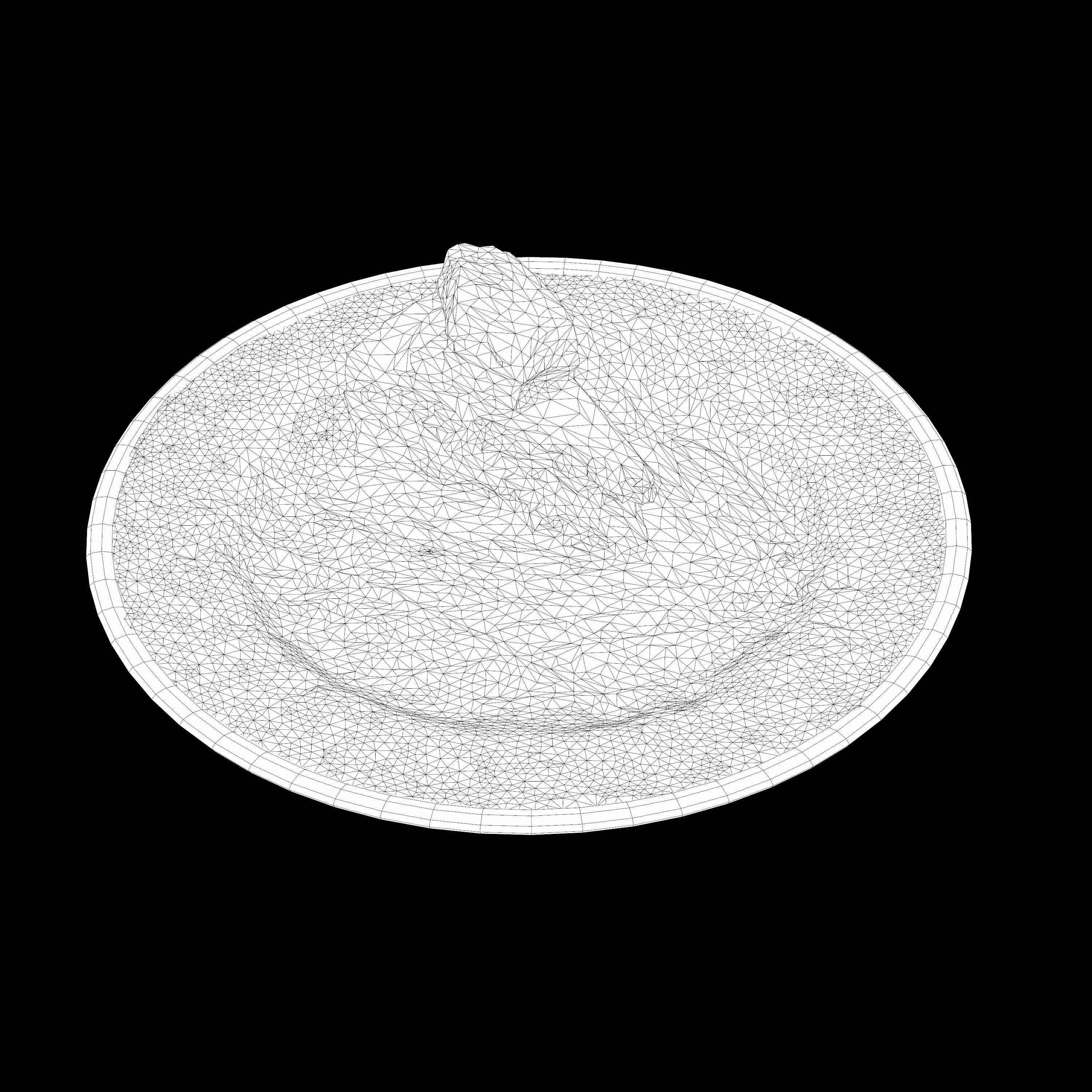 CHOCOLATE FUDGE CHEESE CAKE Low-poly 3D model_15