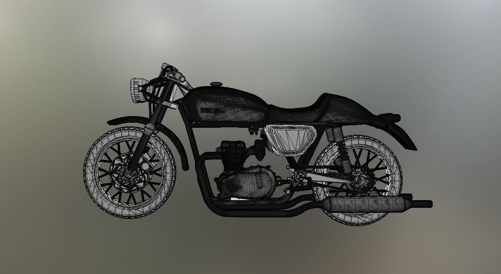 Cafe Racer 1 to 24 scale ready to print 3D model 3D printable | CGTrader