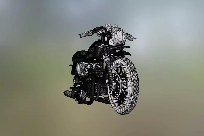 Cafe Racer 1 to 24 scale ready to print 3D print model