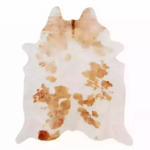 Spotted Brown And White Cowhide Rug