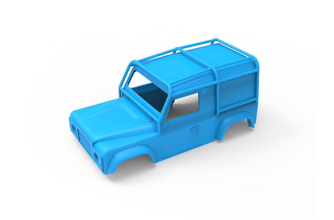 Land Rover Defender 90 LE 1997 3D print model_3
