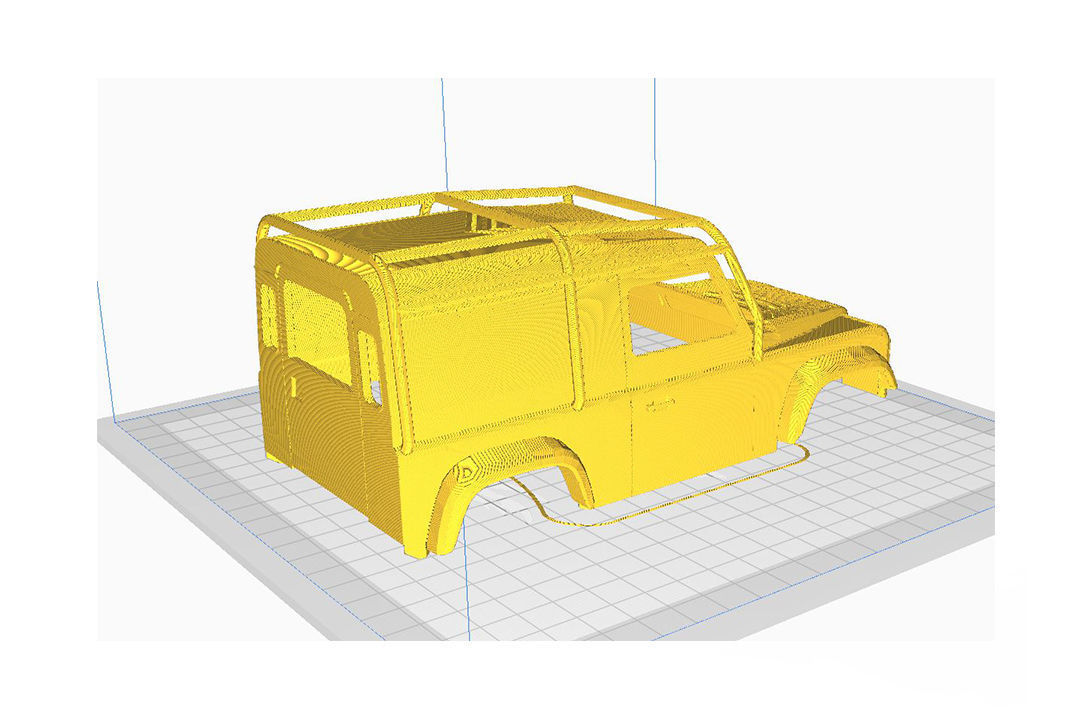 Land Rover Defender 90 LE 1997 3D print model_21