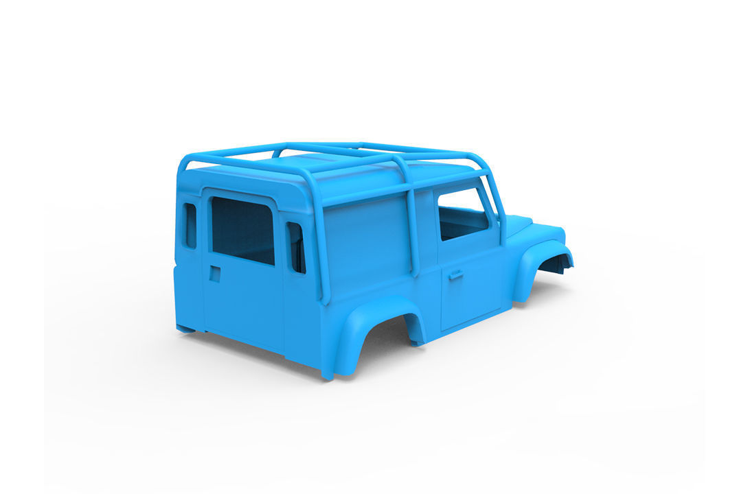 Land Rover Defender 90 LE 1997 3D print model_1