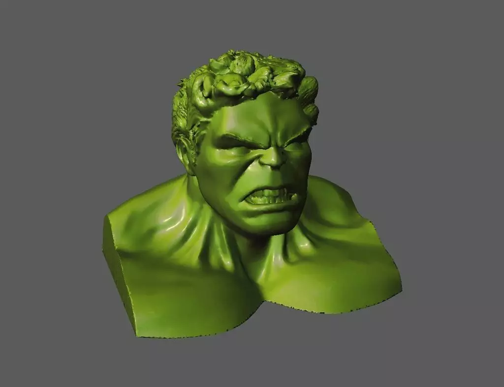 Hulk Bust Free 3D print model