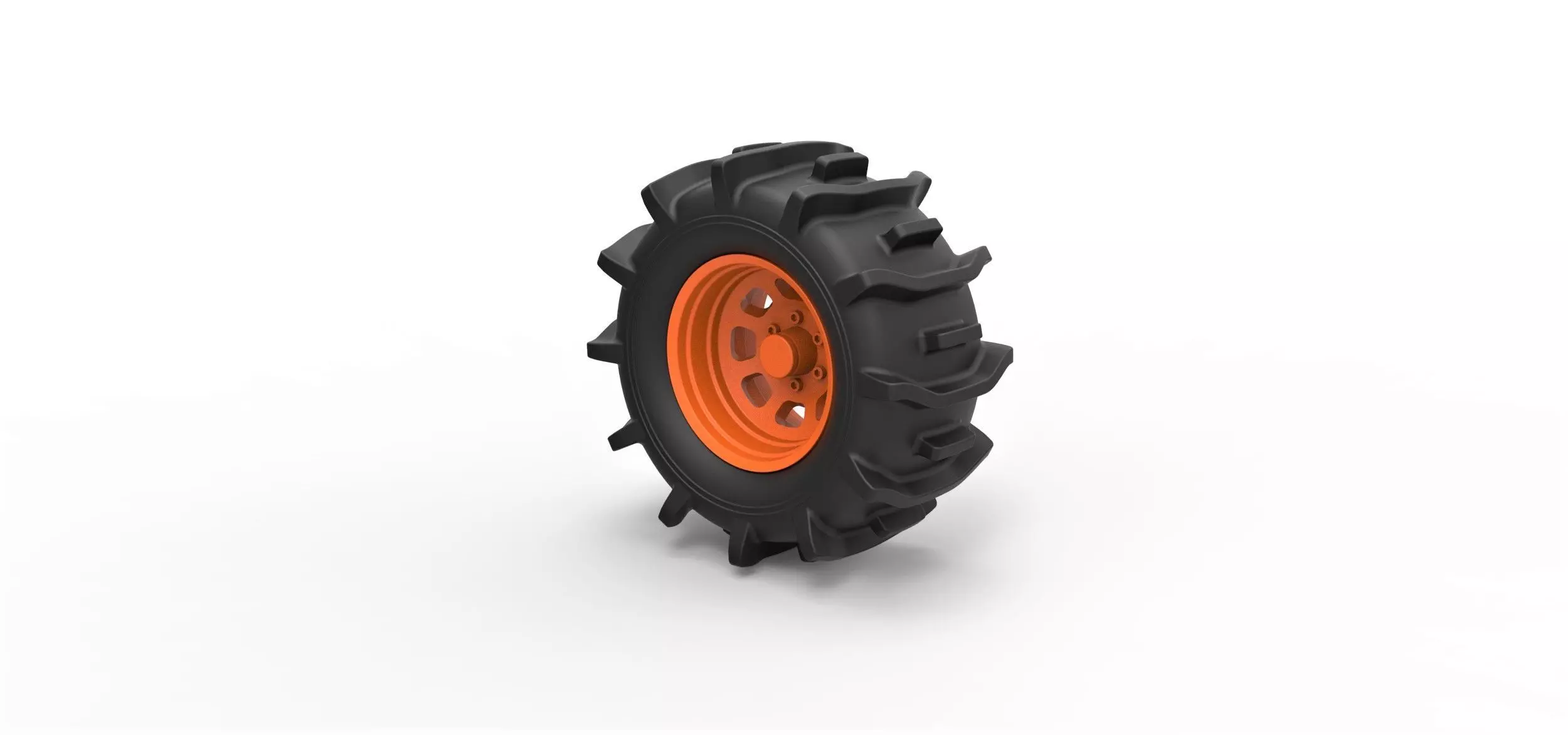Offroad wheel 34 3D print model_0