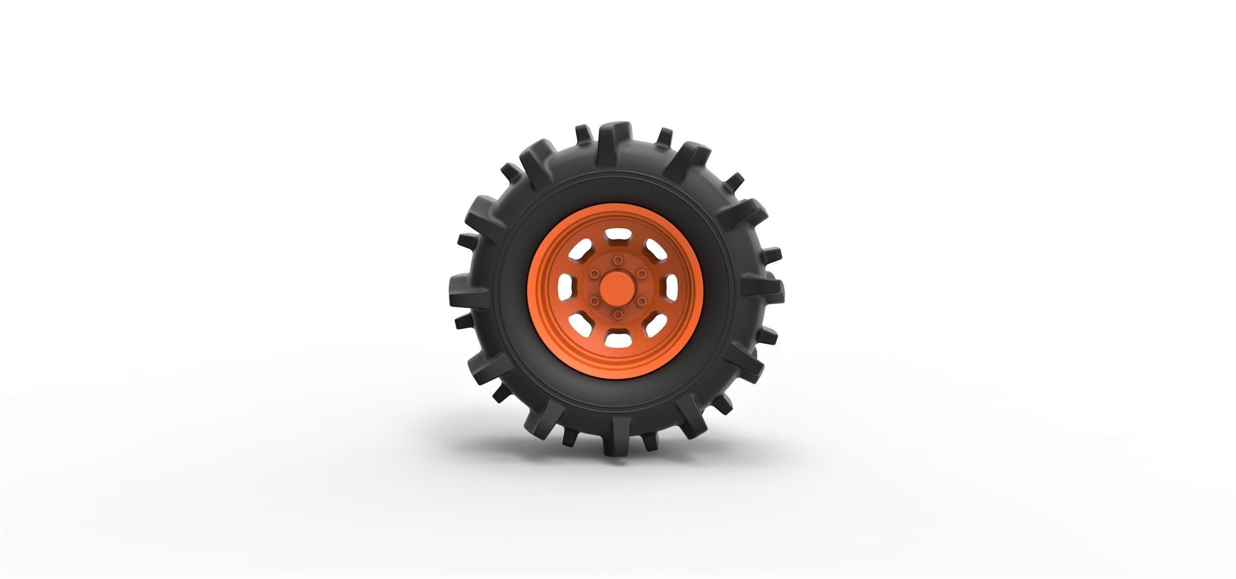 Offroad wheel 34 3D print model_4