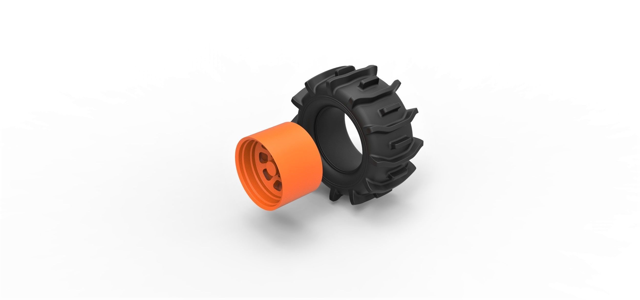 Offroad wheel 34 3D print model_5
