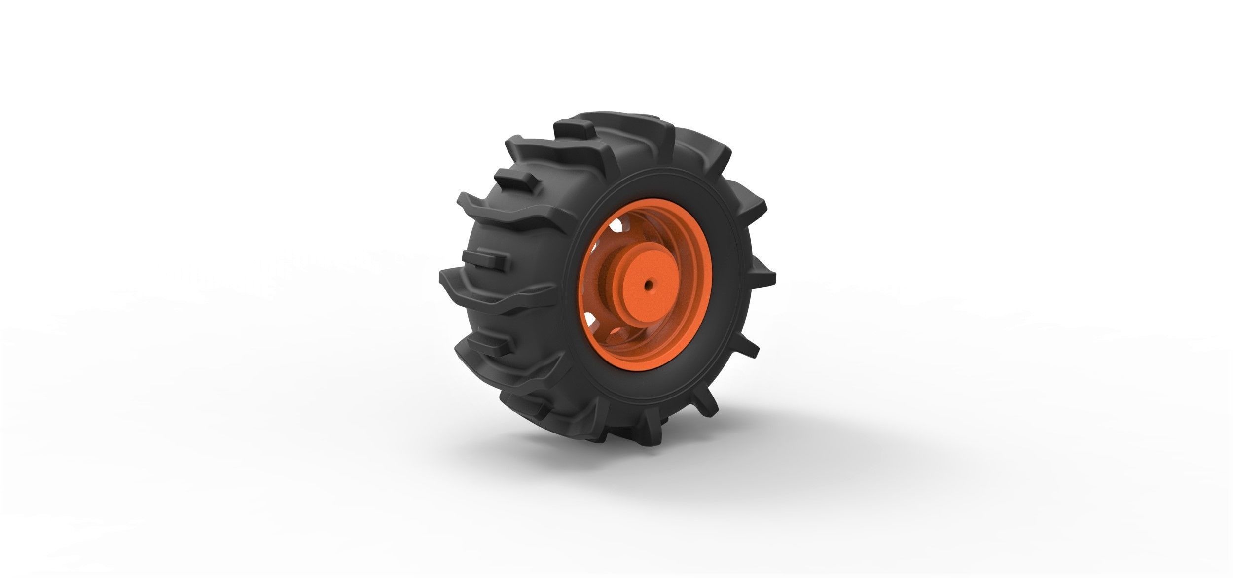 Offroad wheel 34 3D print model_3