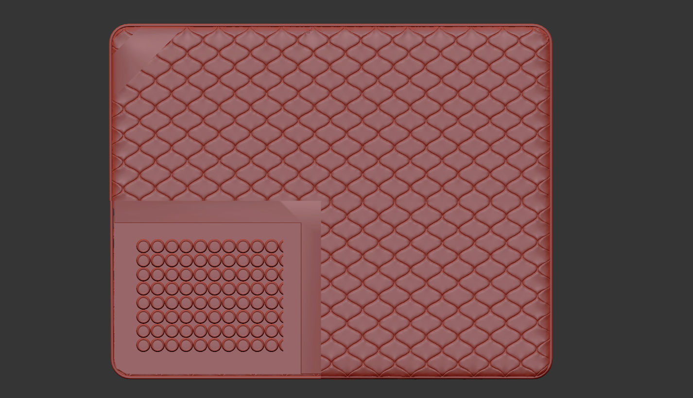 Mattress symbiosis memory foam 3D model_2