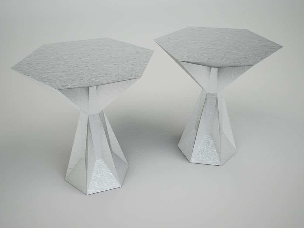 TOM DIXON GEM SIDE TABLE 3D model_2