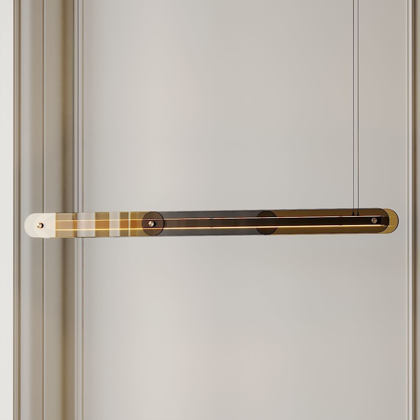 DIY Glass Pendant Light - Polyommatus Bellargus 3D model_3