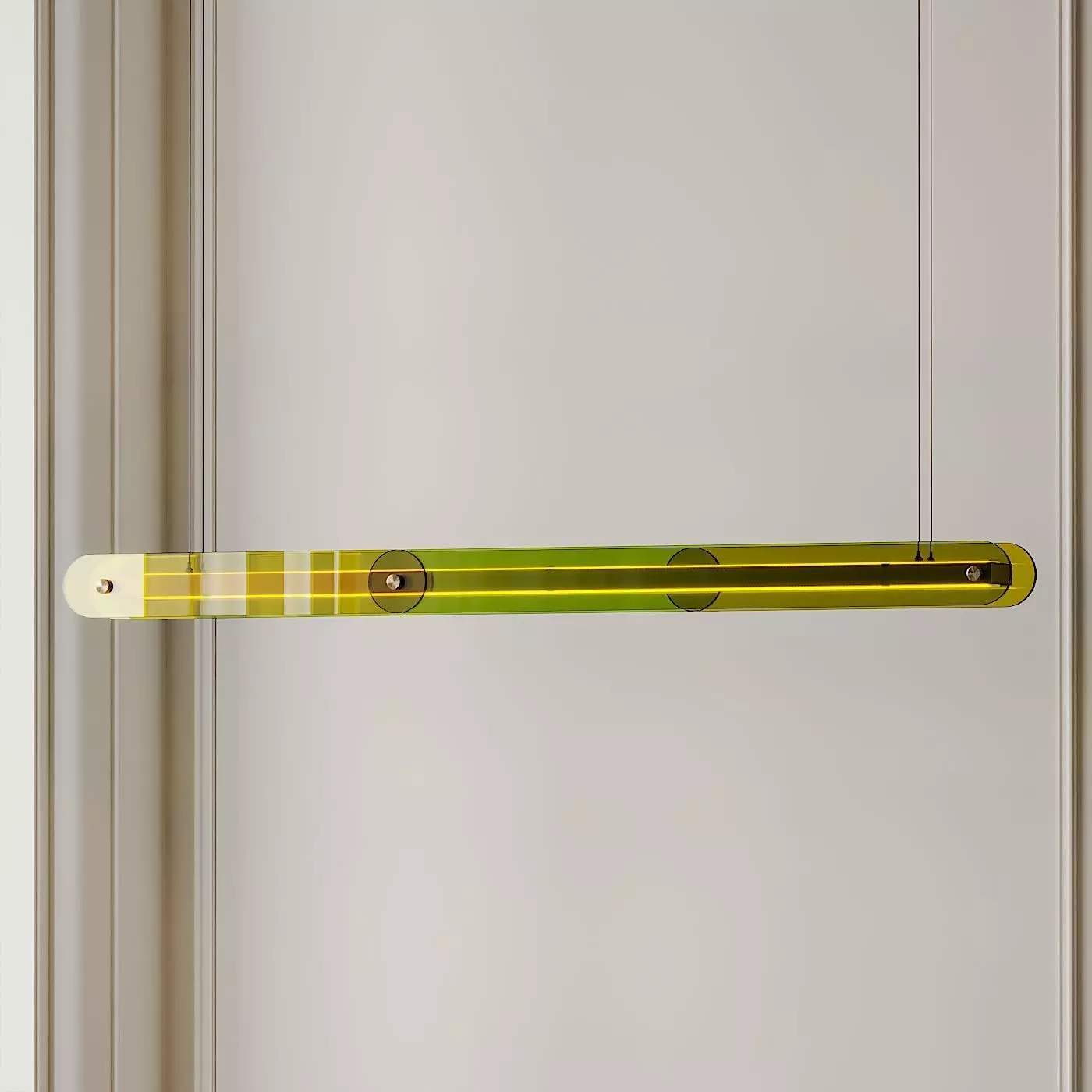 DIY Glass Pendant Light - Polyommatus Bellargus 3D model_0