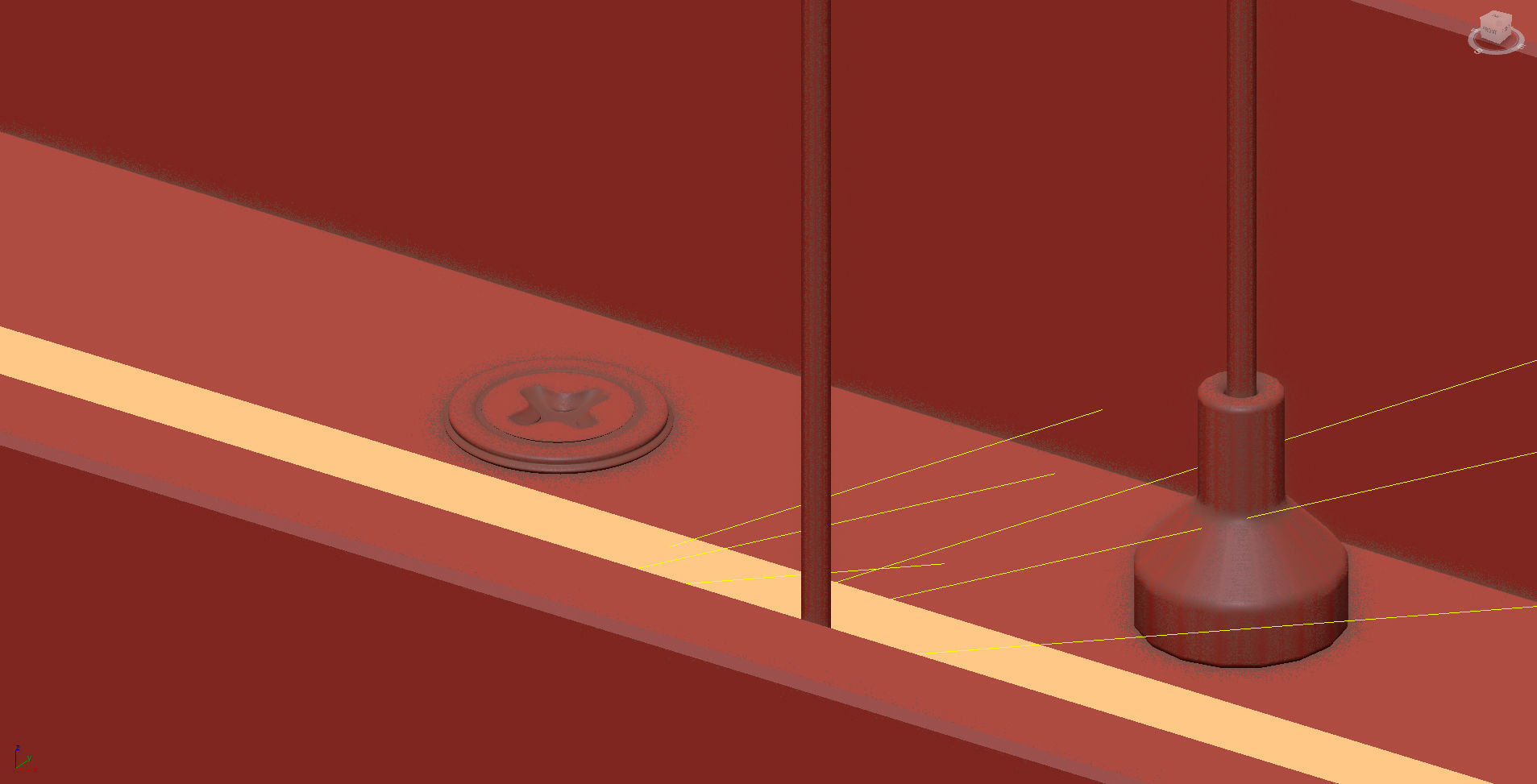 DIY Glass Pendant Light - Polyommatus Bellargus 3D model_5