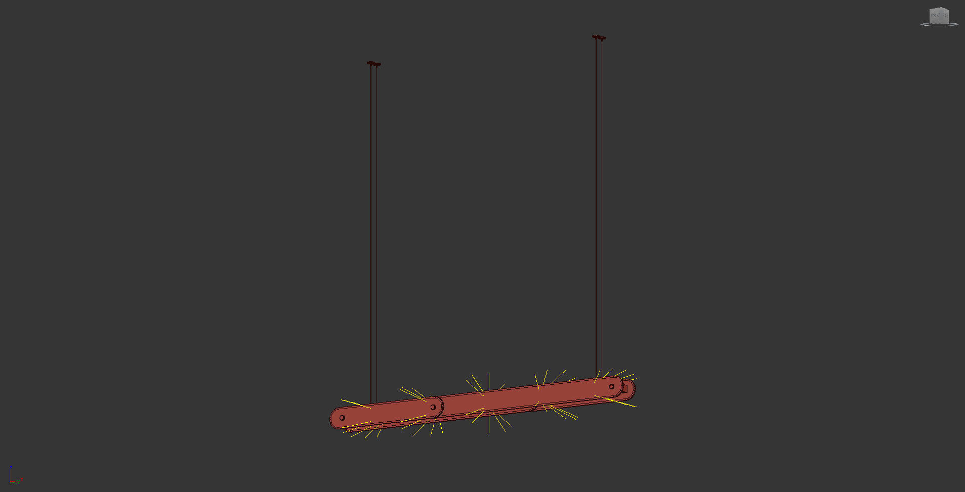 DIY Glass Pendant Light - Polyommatus Bellargus 3D model_11