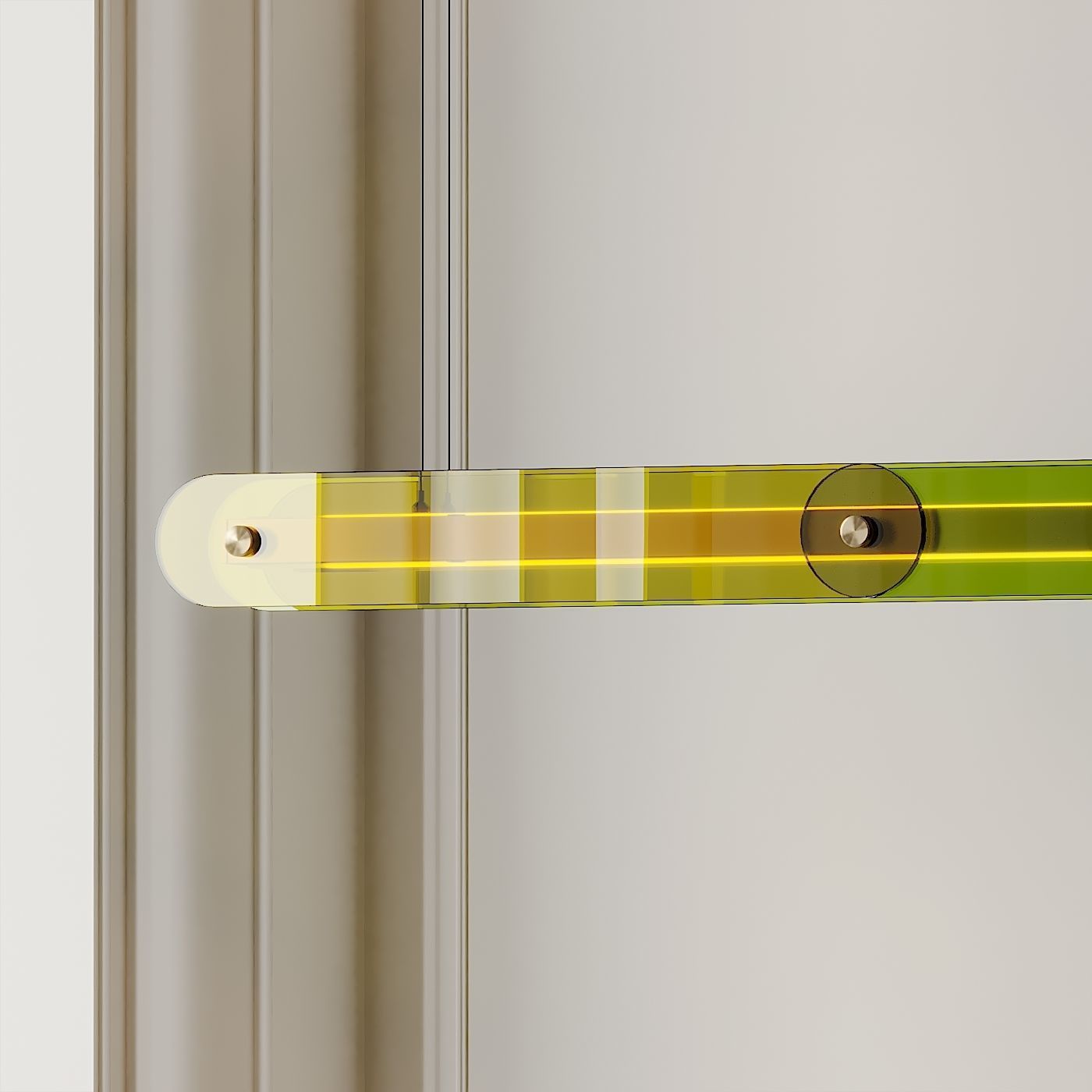 DIY Glass Pendant Light - Polyommatus Bellargus 3D model_1