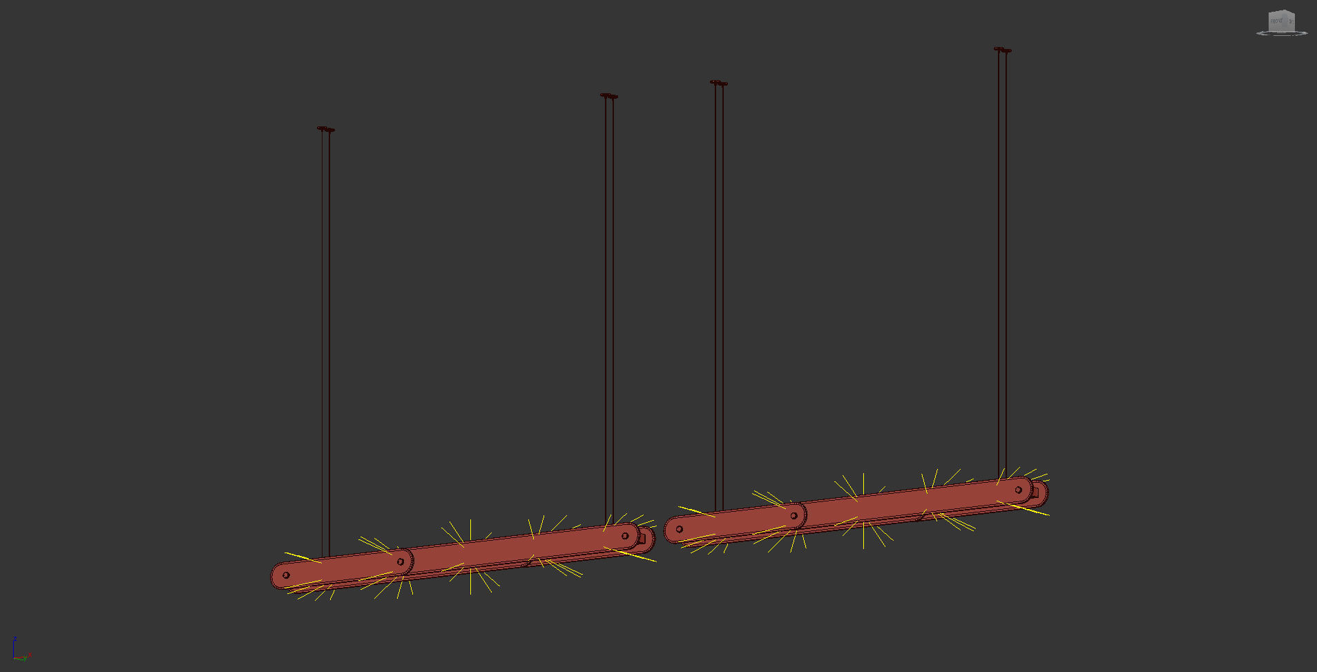 DIY Glass Pendant Light - Polyommatus Bellargus 3D model_12