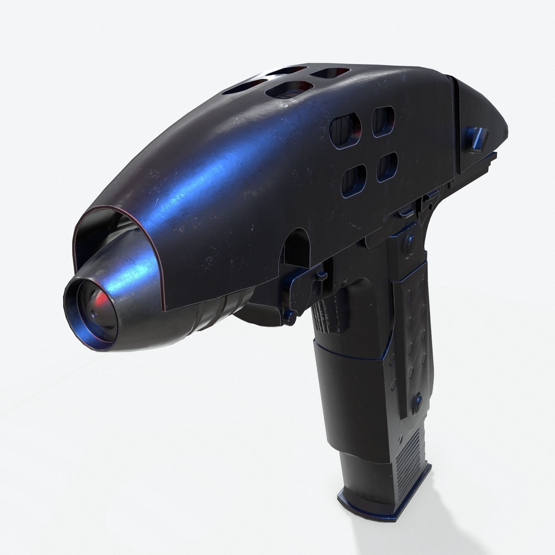 Phaser Gun Type 2 2287 Low-poly 3D model_8