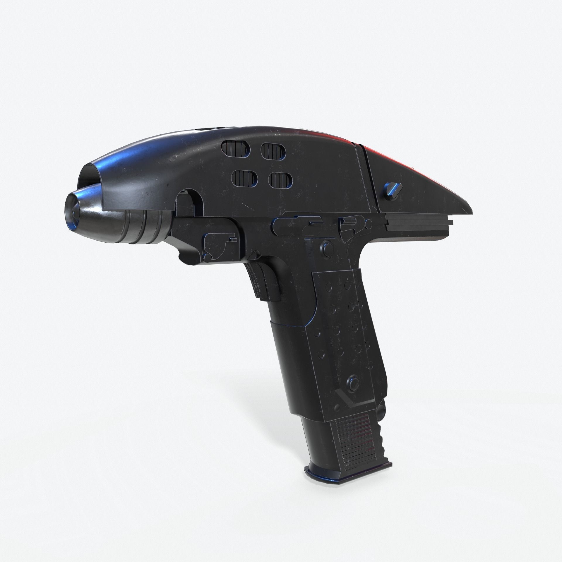 Phaser Gun Type 2 2287 Low-poly 3D model_4