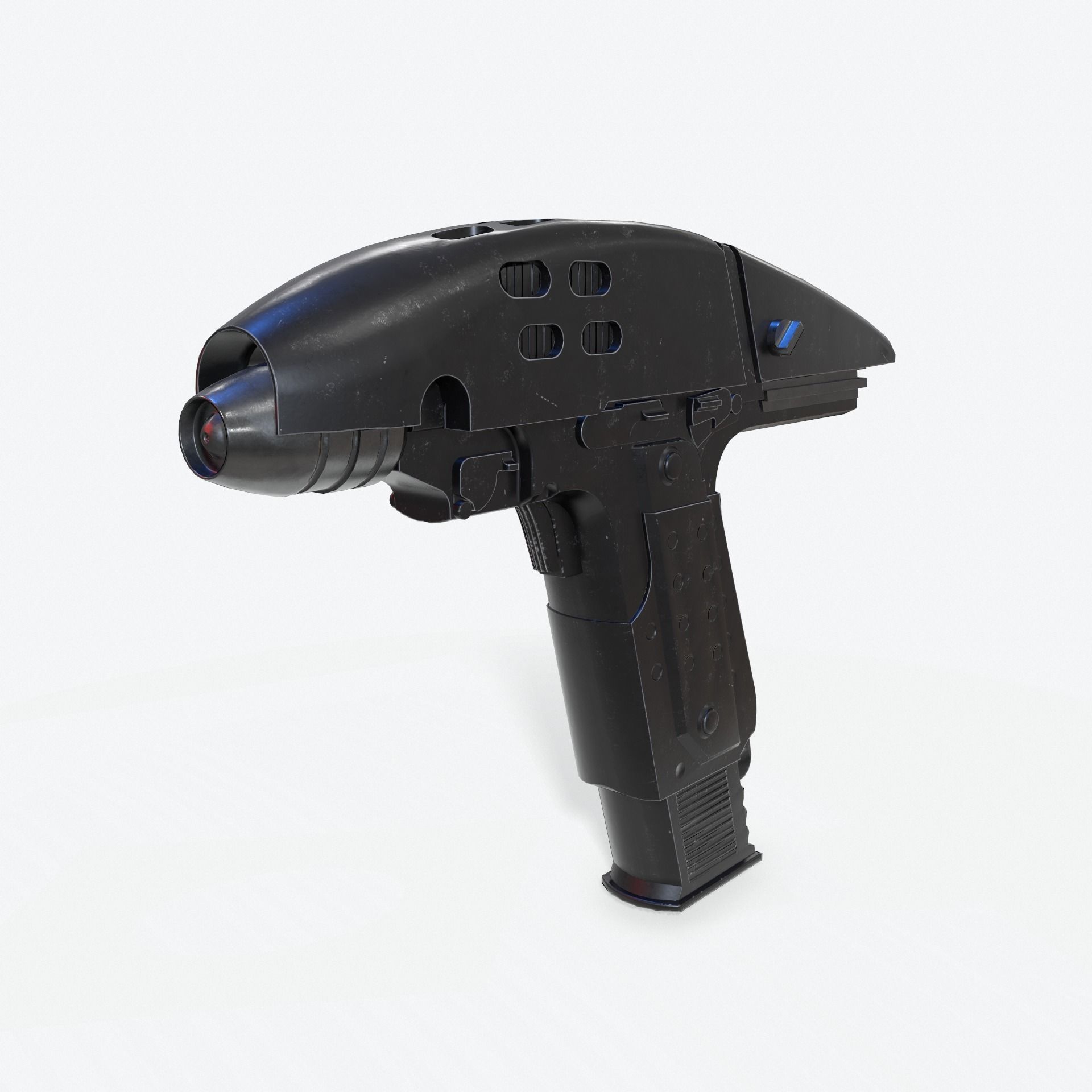 Phaser Gun Type 2 2287 Low-poly 3D model_2