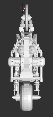 Custom bike gas scale 1 to 24 ready to print 3D print model_7