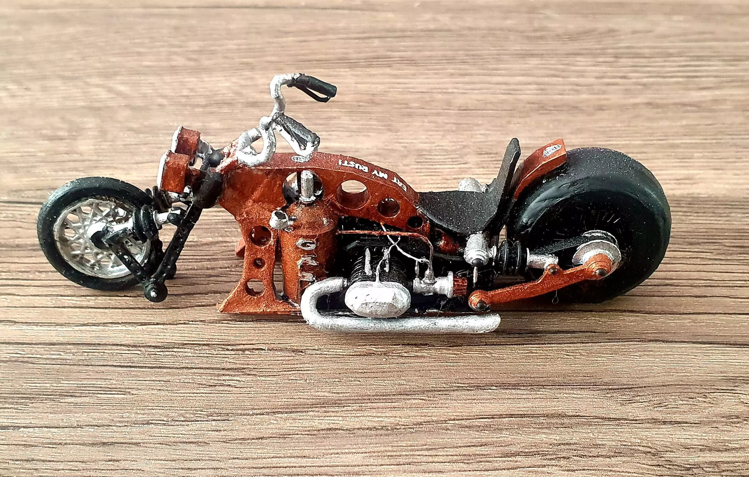 Custom bike gas scale 1 to 24 ready to print 3D print model_0