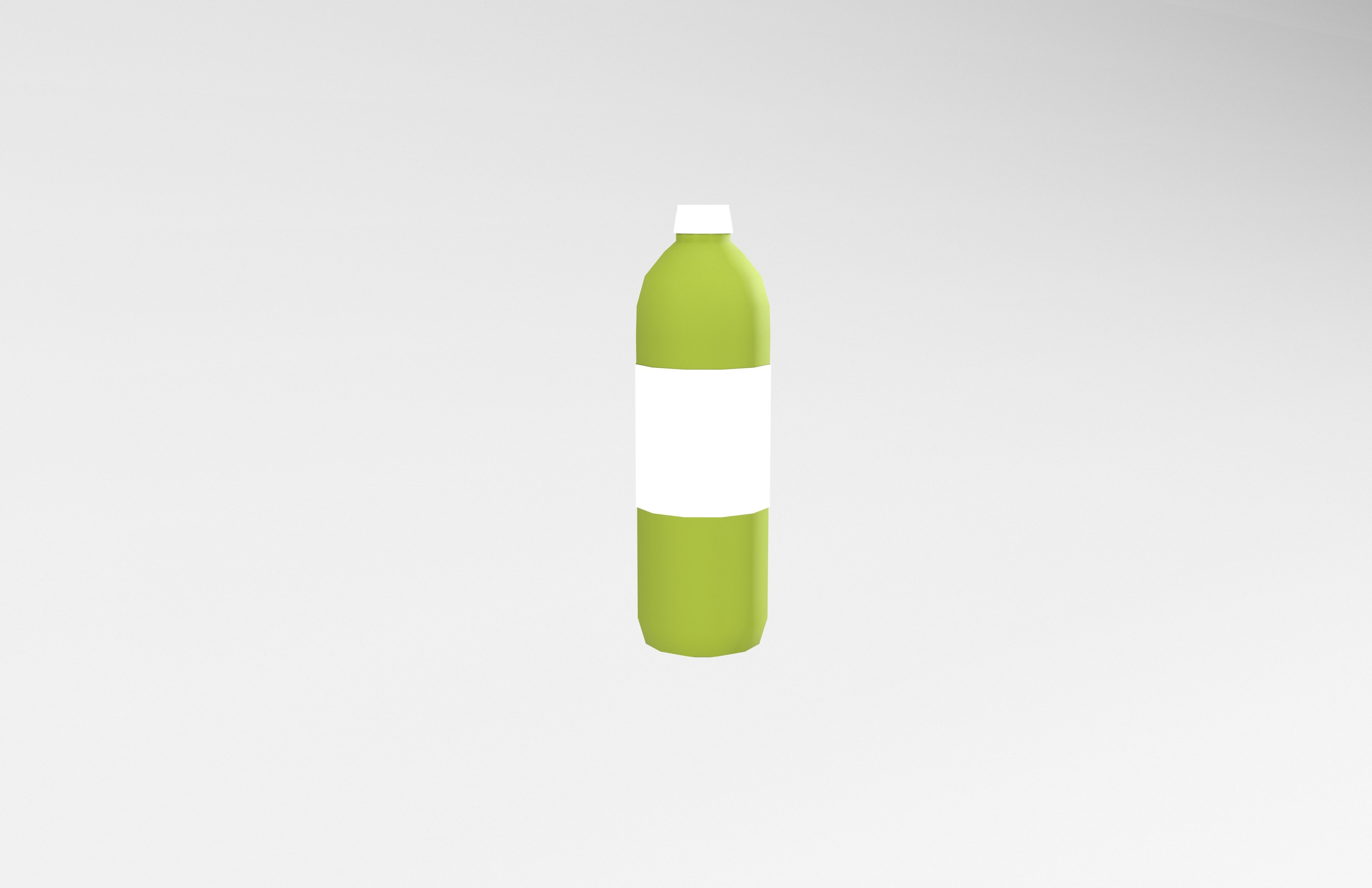 Bottle v1 003 Low-poly 3D model_4