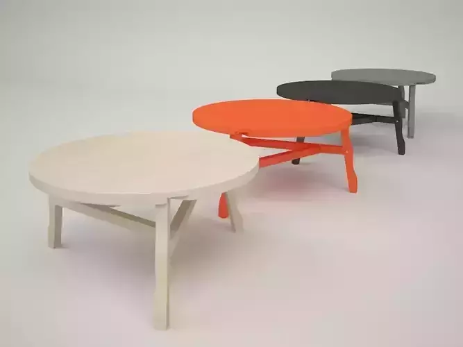 TOM DIXON OFFCUT COFFEE TABLE 3D model