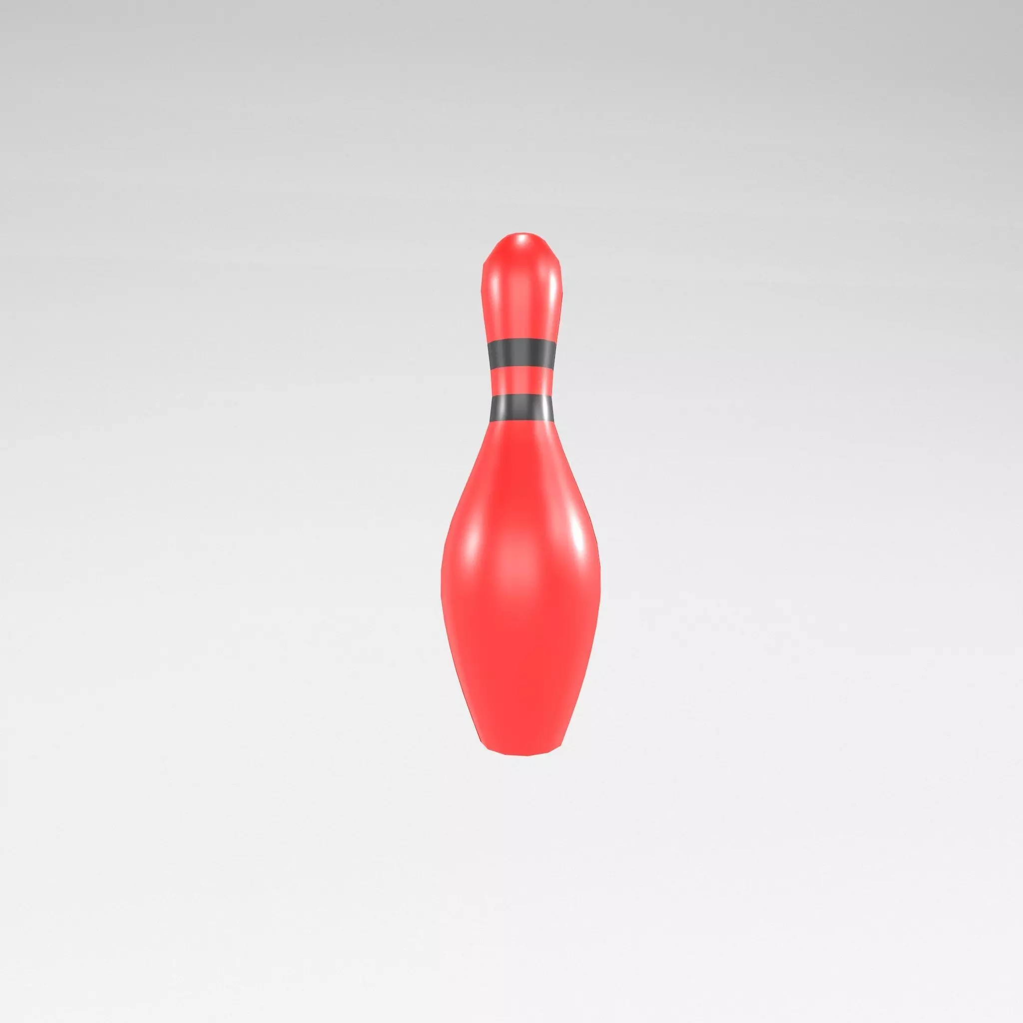 Bowling Pin v1 002 Low-poly 3D model_0