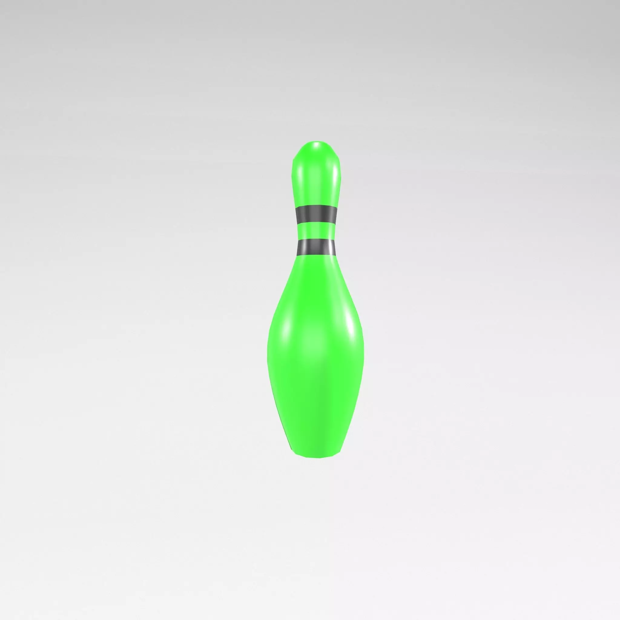 Bowling Pin v1 005 Low-poly 3D model_0