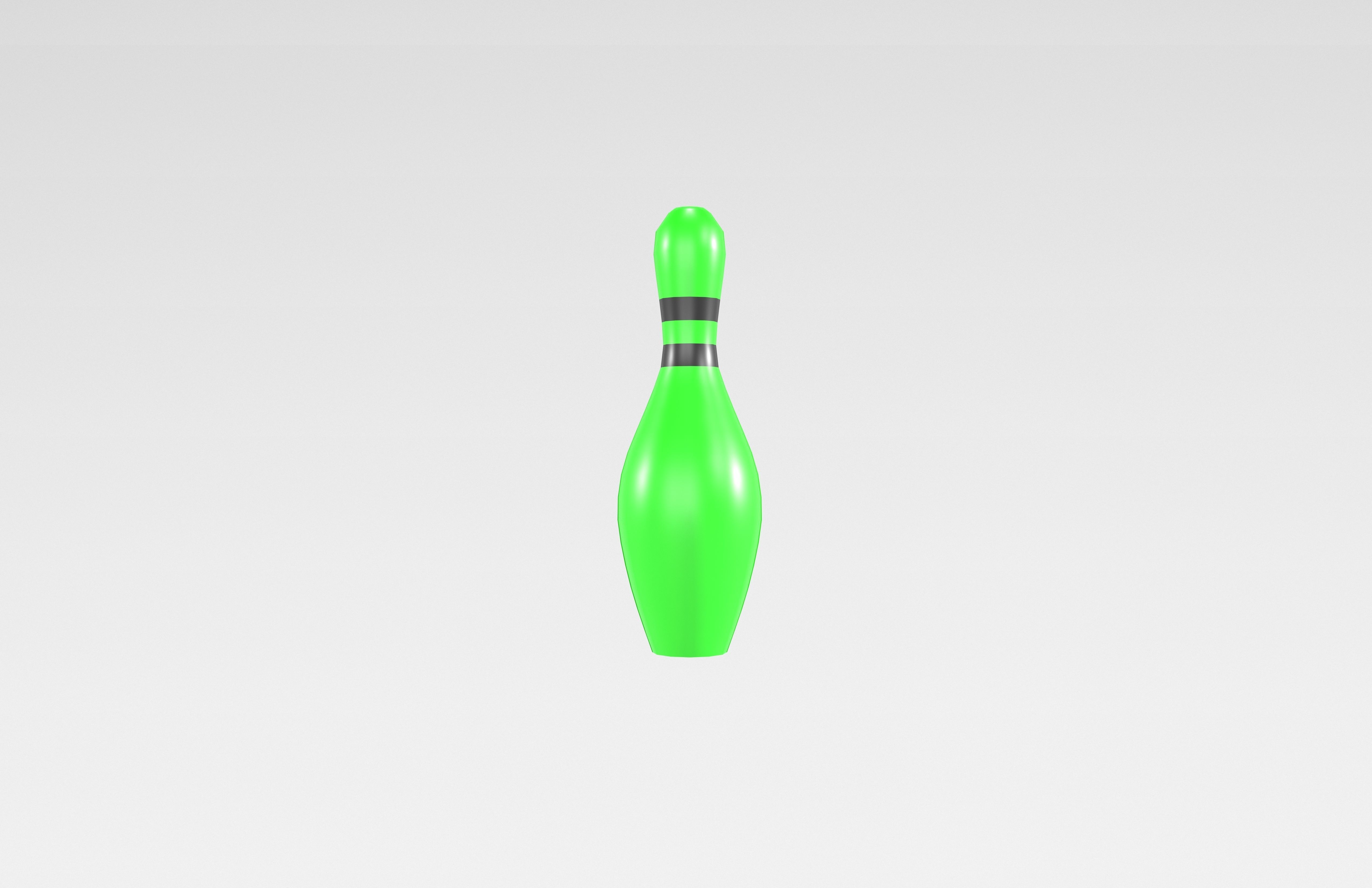Bowling Pin v1 005 Low-poly 3D model_2