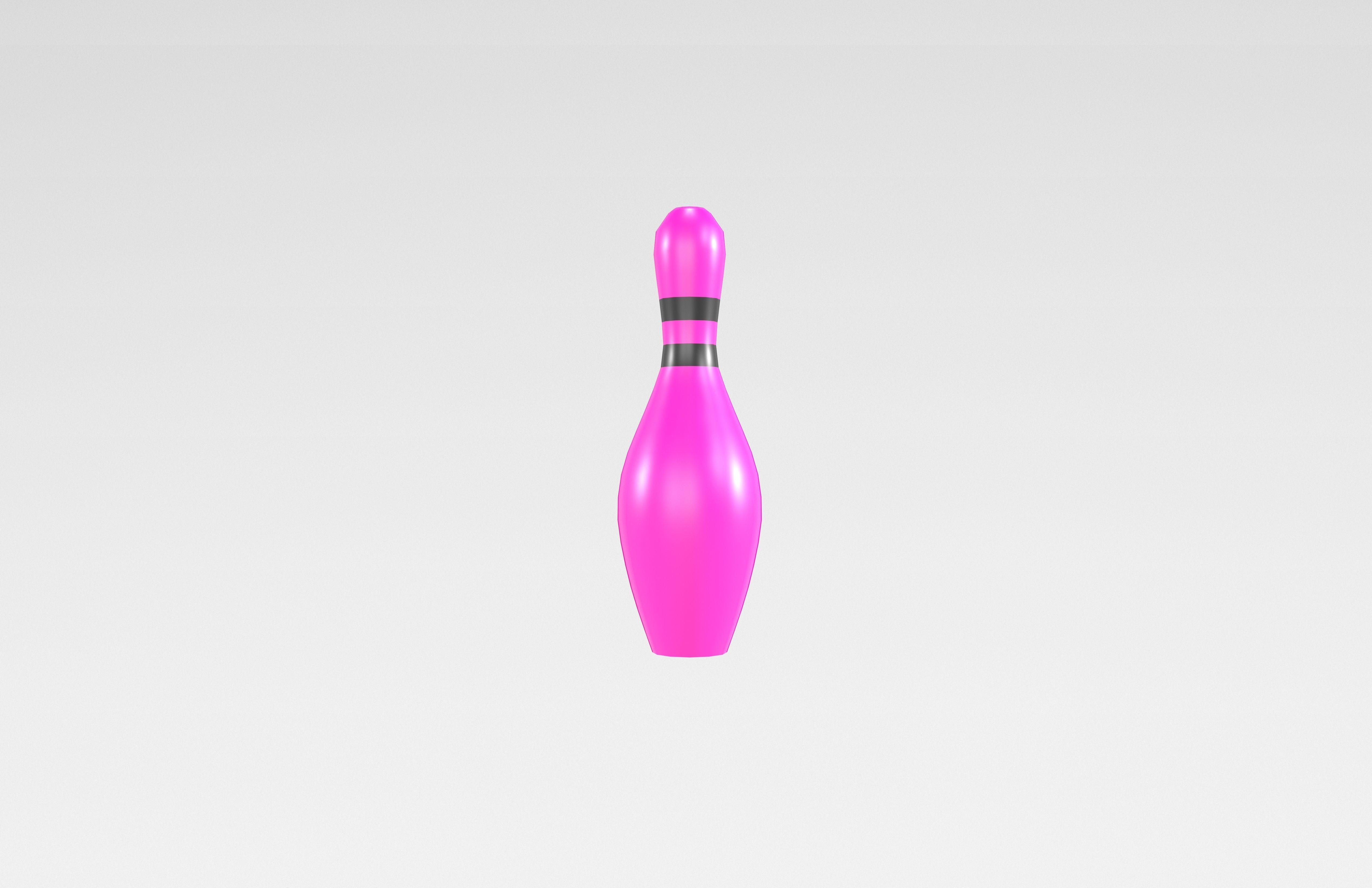 Bowling Pin v1 008 Low-poly 3D model_2