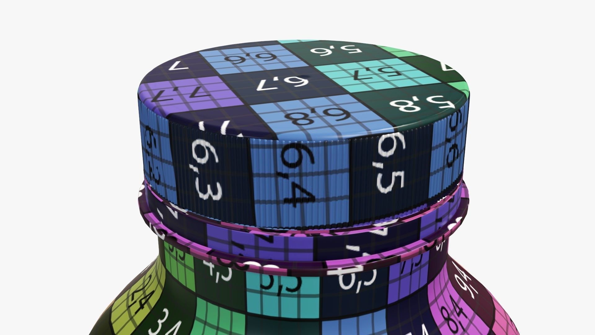 Yoghurt bottle unopened 1 3D model_13