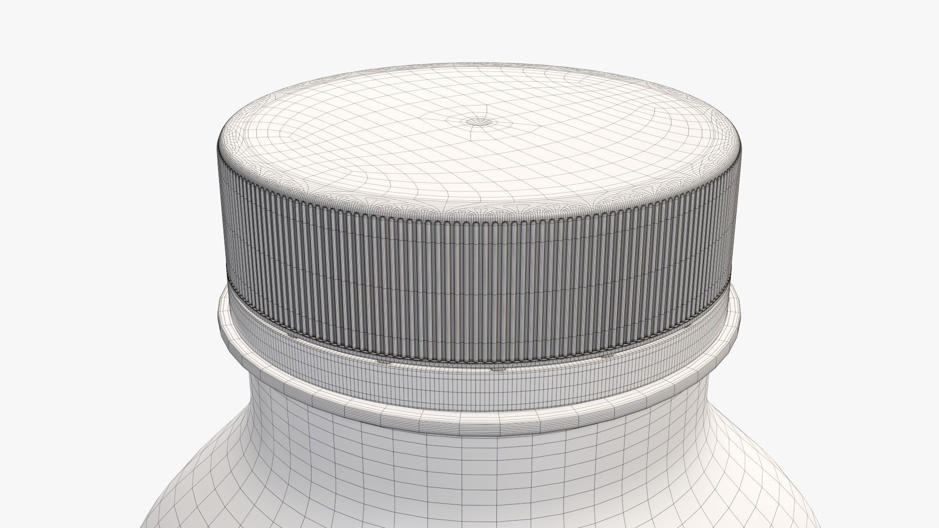 Yoghurt bottle unopened 1 3D model_8