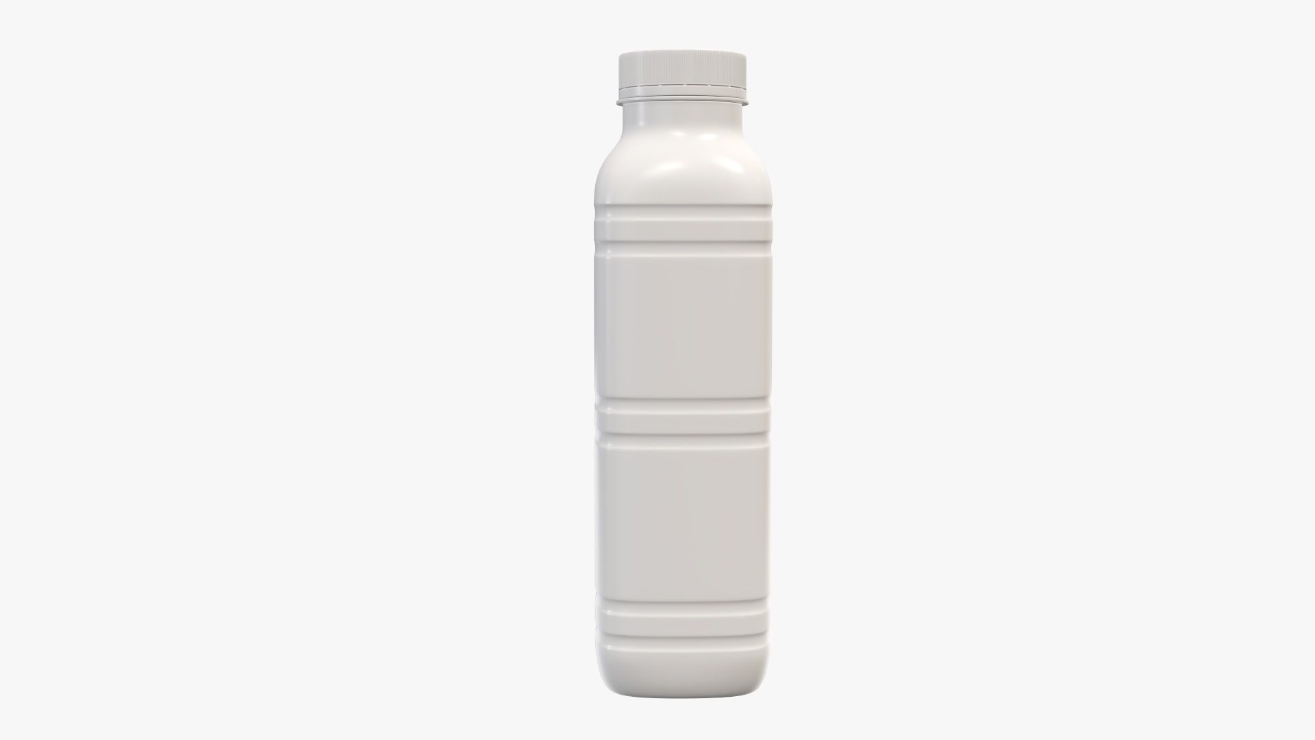 Yoghurt bottle unopened 1 3D model_1