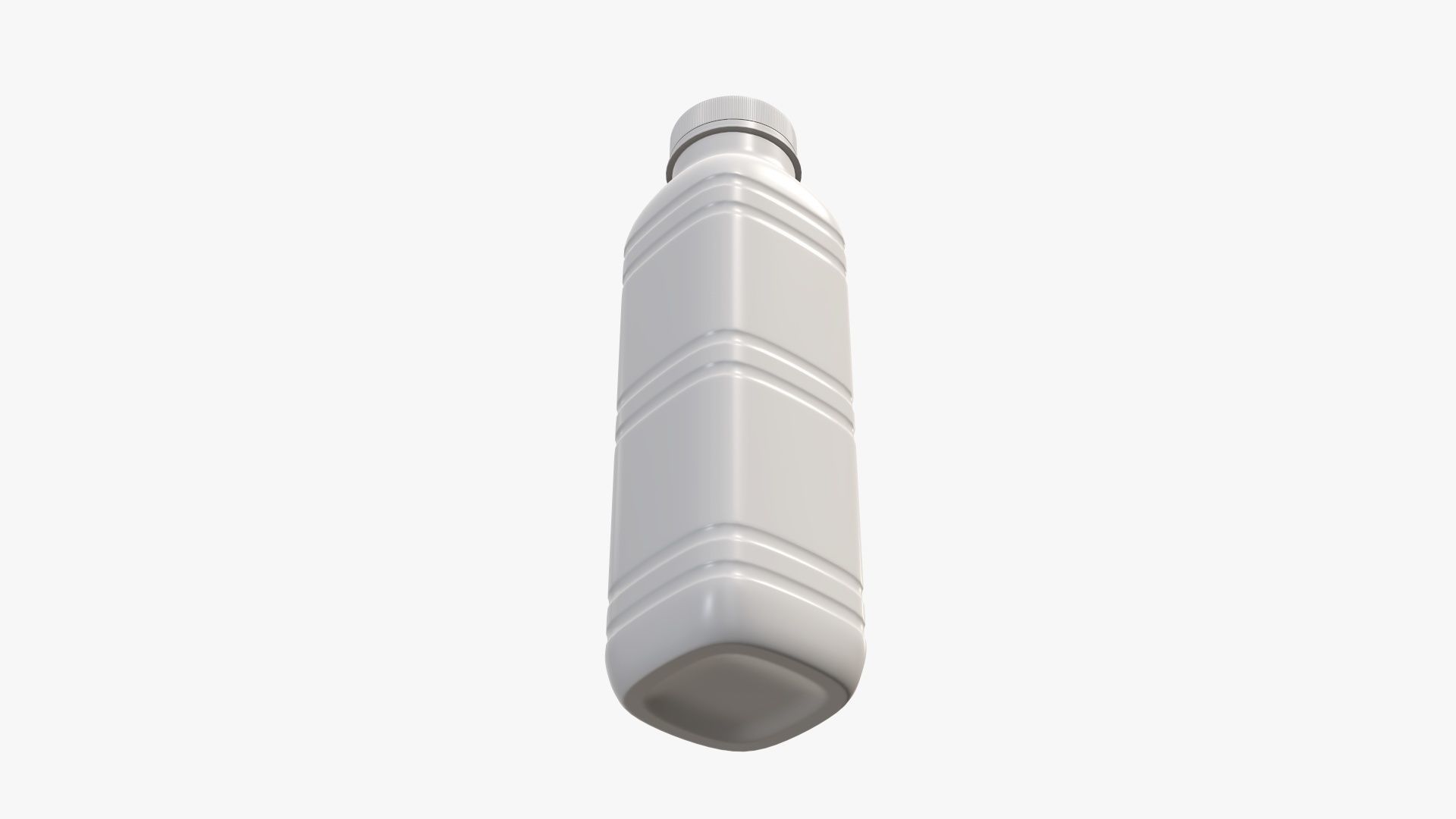 Yoghurt bottle unopened 1 3D model_4