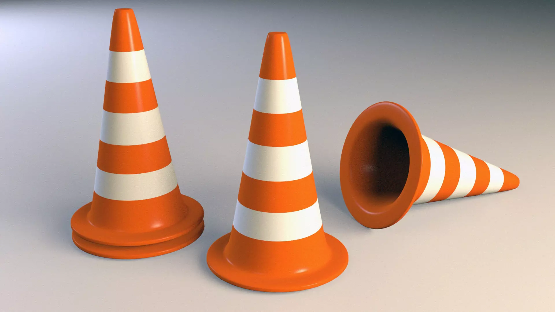Traffic Cone 3D model