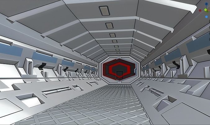 Sci Fi Corridor  3D model