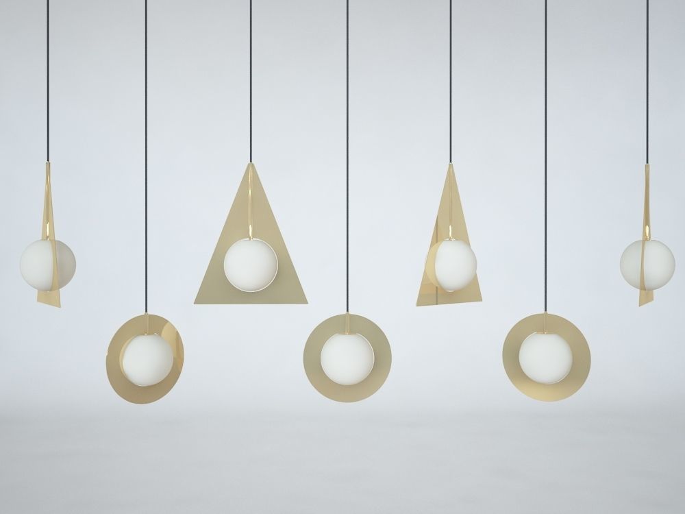 TOM DIXON PLANE PENDANT LIGHTS 3D model_2