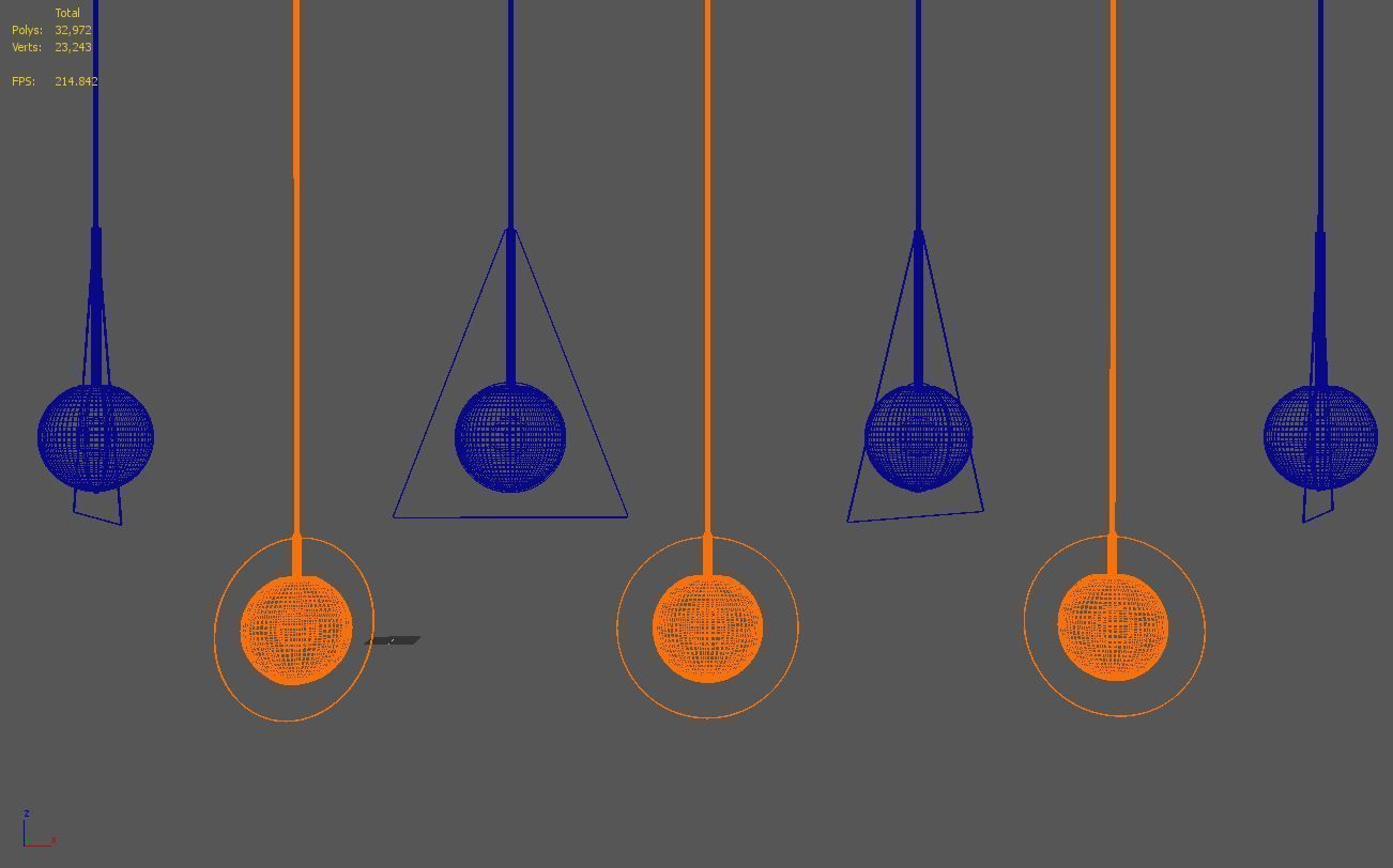 TOM DIXON PLANE PENDANT LIGHTS 3D model_8