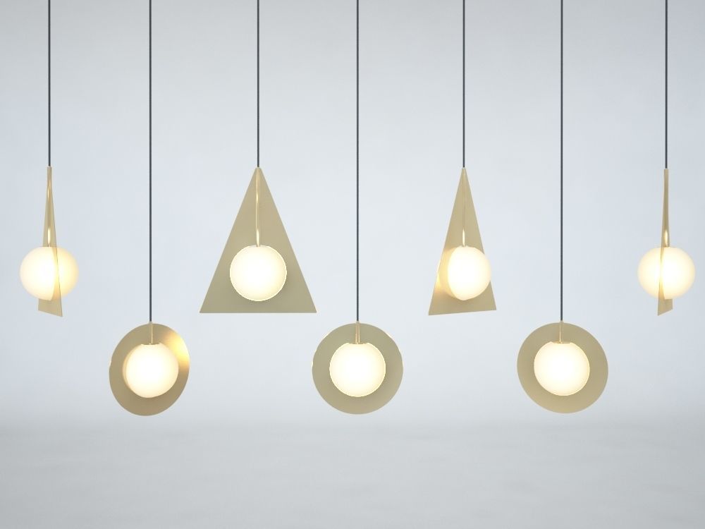 TOM DIXON PLANE PENDANT LIGHTS 3D model_3