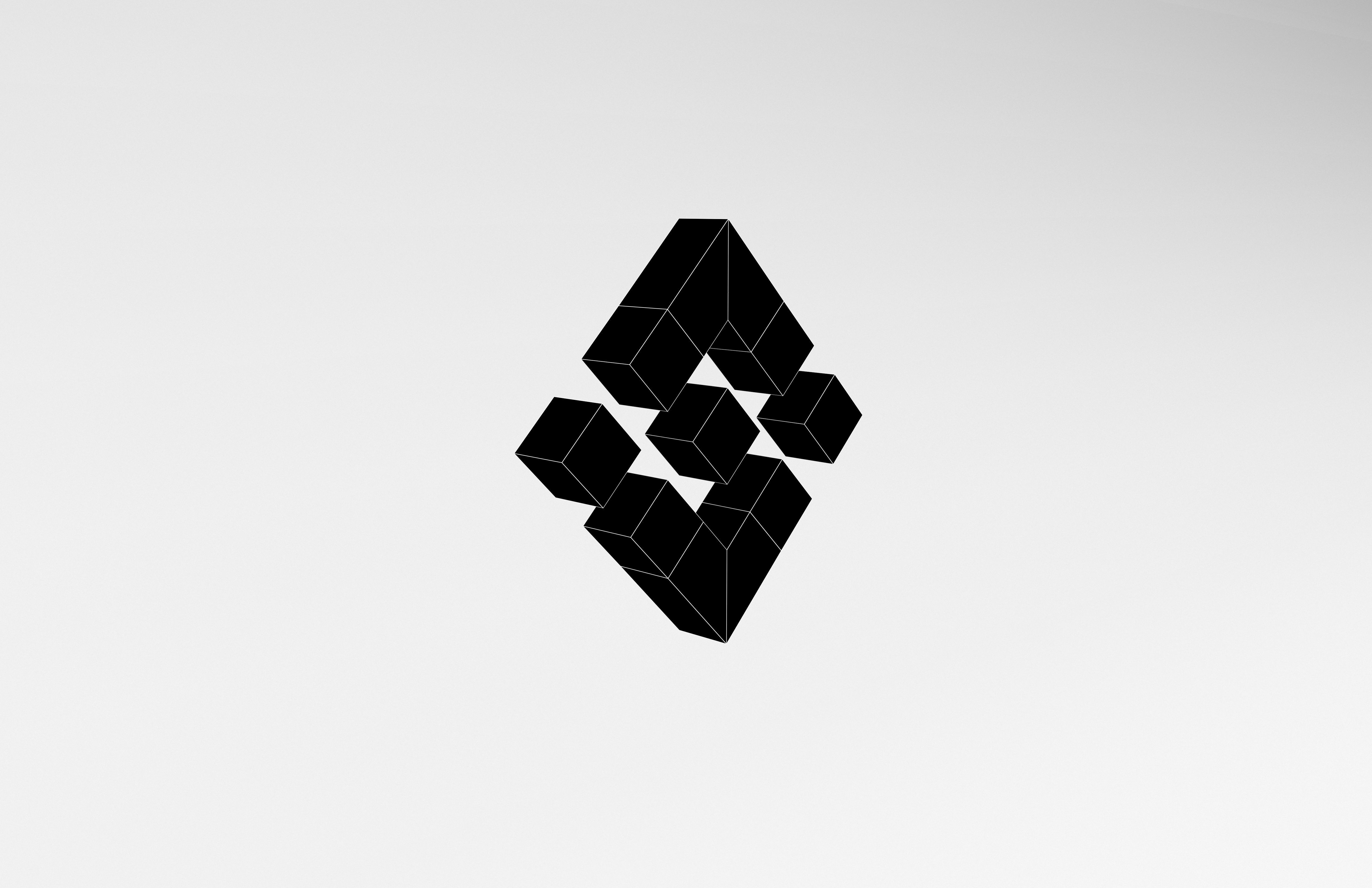 Binance Coin v1 001 Low-poly 3D model_7